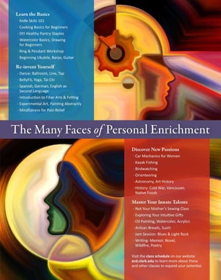 Brochure Inspiration Gallery: Higher Ed