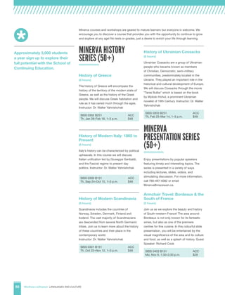 Brochure Inspiration Gallery: Higher Ed