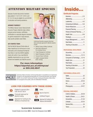 Brochure Inspiration Gallery: Higher Ed