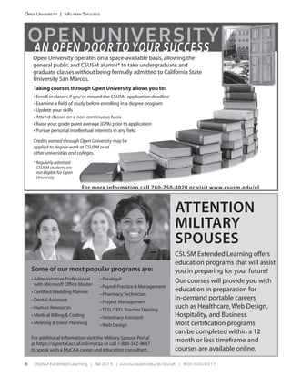 Brochure Inspiration Gallery: Higher Ed