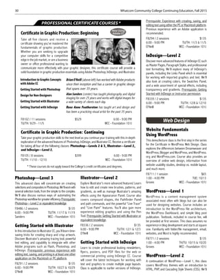 Brochure Inspiration Gallery: Higher Ed