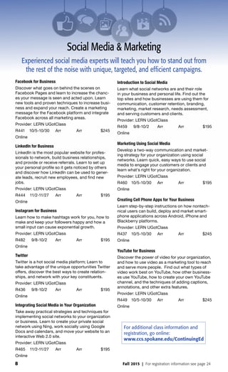 Brochure Inspiration Gallery: Higher Ed