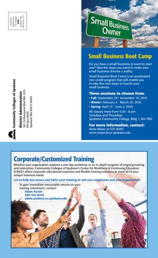 Brochure Inspiration Gallery: Higher Ed