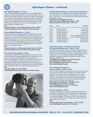 Brochure Inspiration Gallery: Higher Ed