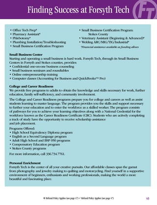 Brochure Inspiration Gallery: Higher Ed