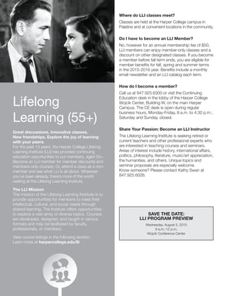 Brochure Inspiration Gallery: Higher Ed