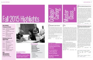 Brochure Inspiration Gallery: Higher Ed