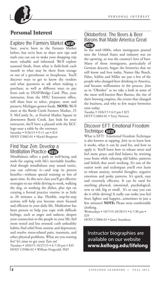 Brochure Inspiration Gallery: Higher Ed