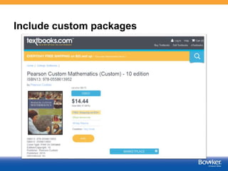 Include custom packages
 
