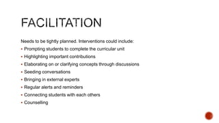 Important considerations

 