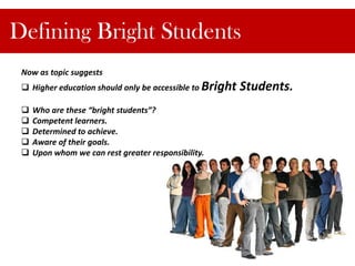 Higher education | PPTX