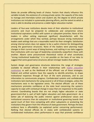 Higher Education Governance | PDF