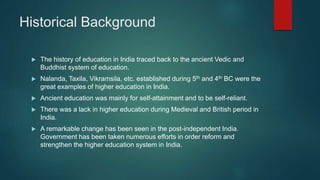 HISTORICAL BACKGROUND OF EDUCATION IN INDIA visual data 4