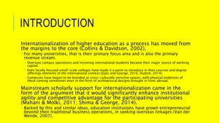 Higher Education Internationalization and Globalization | PPTX