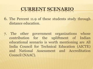 Higher education system in india | PPTX