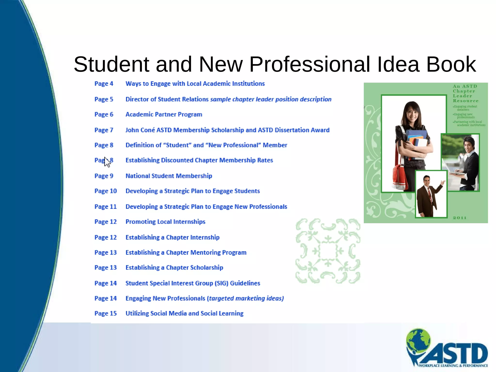 Student and New Professional Idea Book 