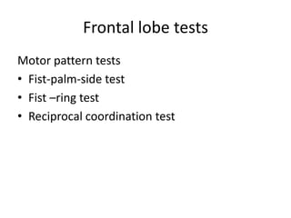 Higher  Mental Function