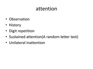 Higher  Mental Function