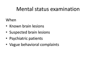 Higher  Mental Function