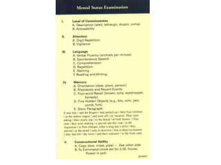 Higher  Mental Function