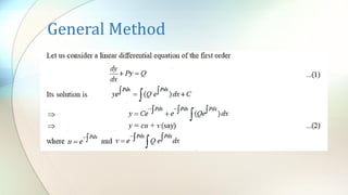 Higher Order Differential Equation | PDF