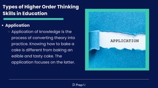 Higher Order Thinking Skills (HOTS) - By PrepAI | PDF