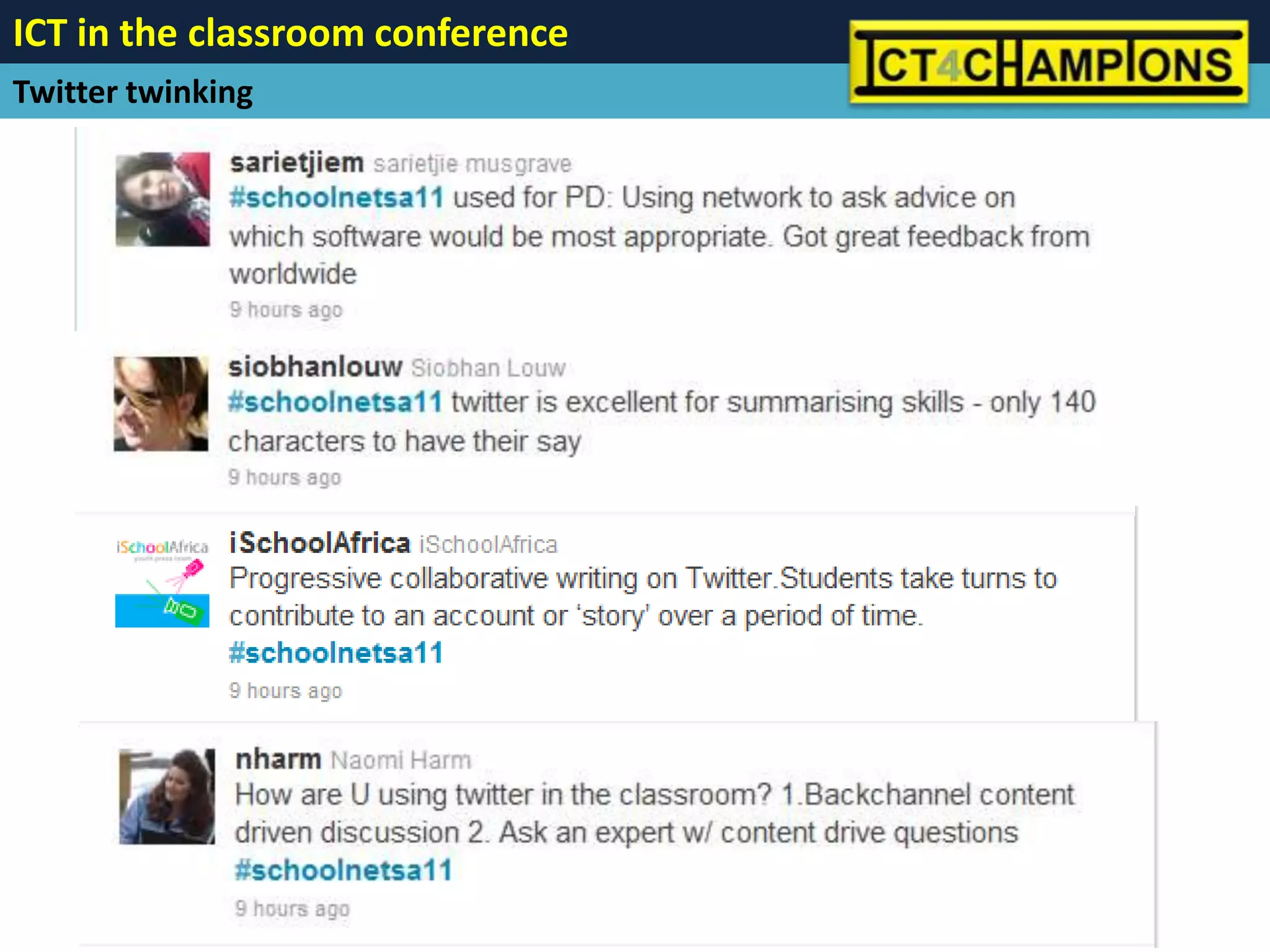 Conference twit/twat/twinkerwww.twitter.com/maggiev