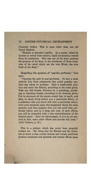 Higher psychic development