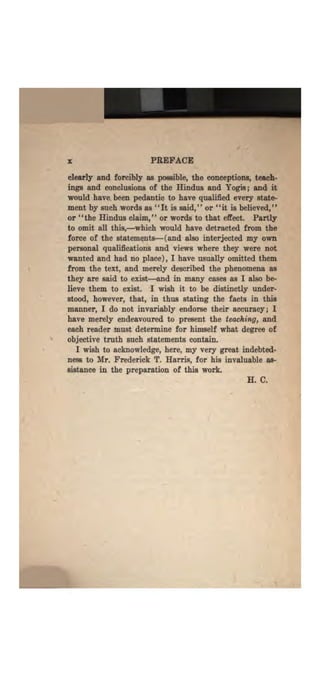 Higher psychic development