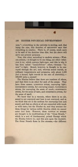 Higher psychic development