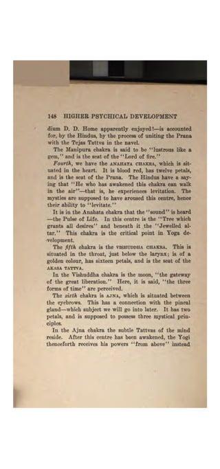 Higher psychic development