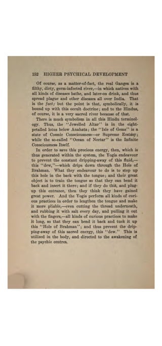 Higher psychic development