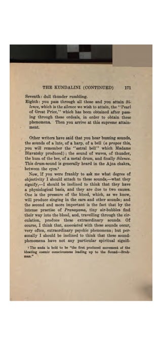 Higher psychic development