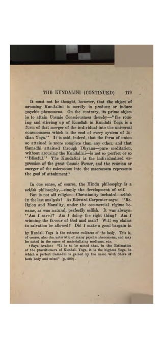 Higher psychic development