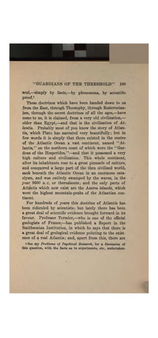 Higher psychic development