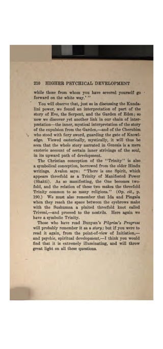 Higher psychic development