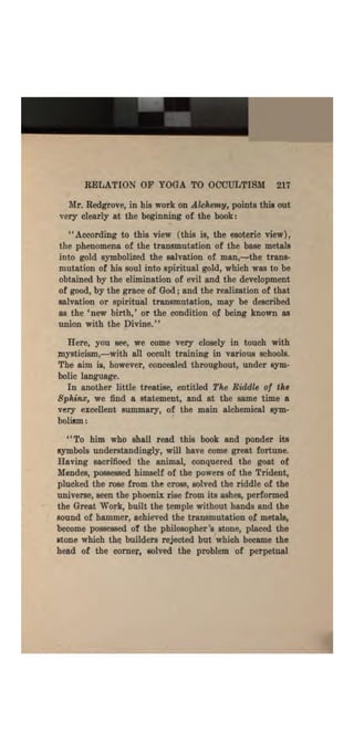 Higher psychic development