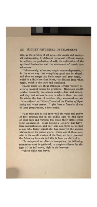 Higher psychic development