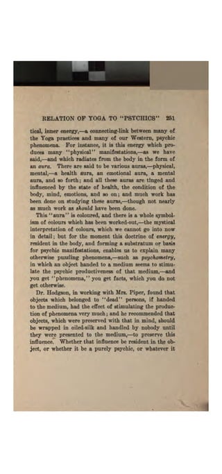 Higher psychic development