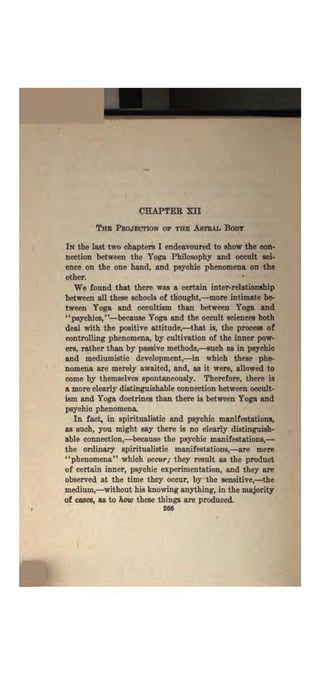 Higher psychic development