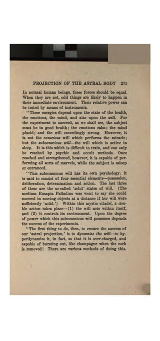 Higher psychic development