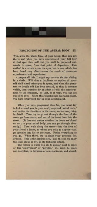 Higher psychic development