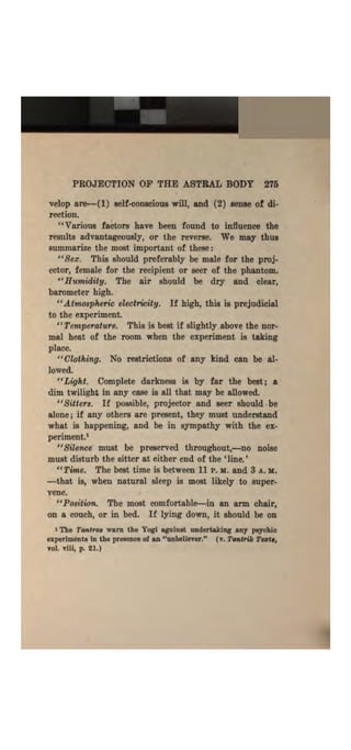 Higher psychic development