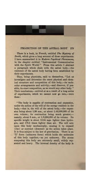 Higher psychic development