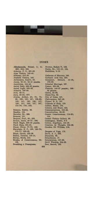 Higher psychic development