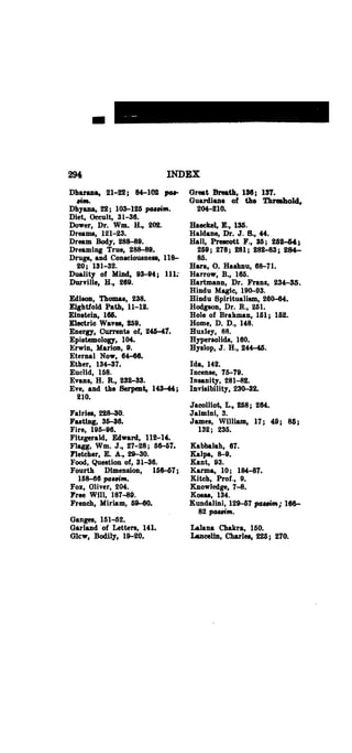 Higher psychic development