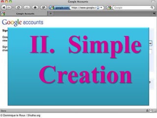 II. Simple
Creation
 