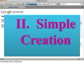 II. Simple
Creation
 