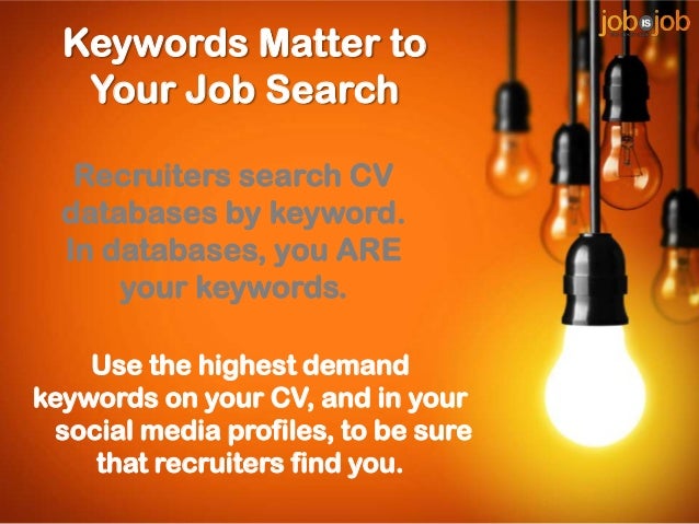 job keywords
