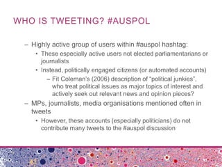 Twitter and Australian political debates